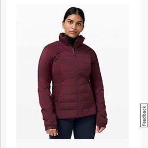 New lululemon down for it all jacket